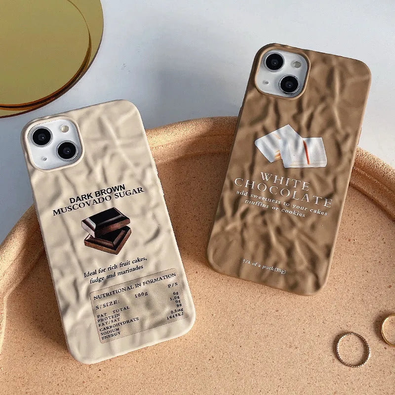 Fashion Simple Three-dimensional Pleated Mobile Phone Case - Bellarte Enchanté Fashion Simple Three-dimensional Pleated Mobile Phone Case